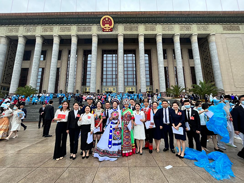 學(xué)院兩名青年教師出席中國(guó)共產(chǎn)主義青年團(tuán)第十九次全國(guó)代表大會(huì)