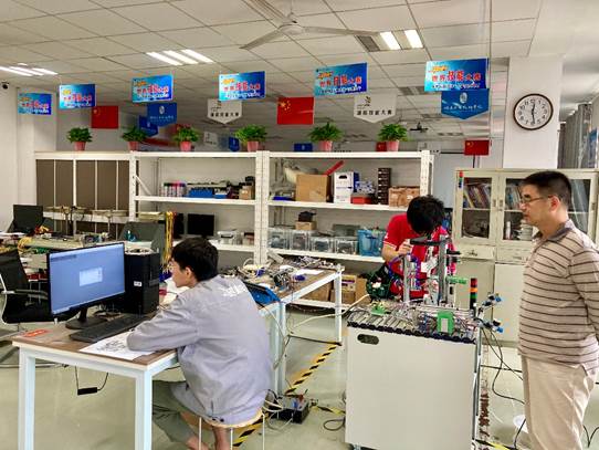 我院學生獲得世賽湖南省選拔賽機電一體化賽項第一名